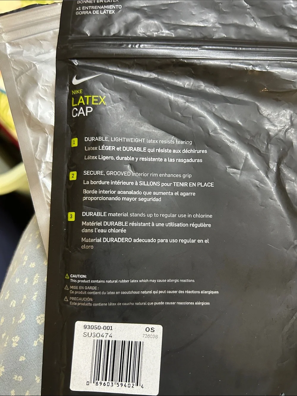 2 Nike Latex Swim Cap hg114